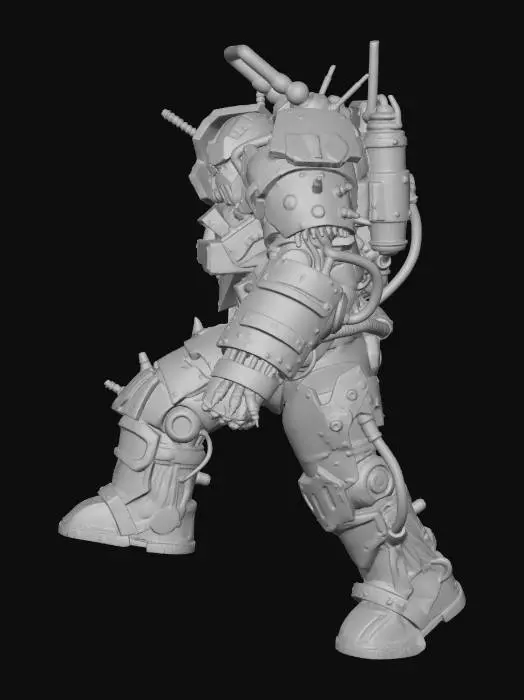 3D model for Obsidian Juggernaut