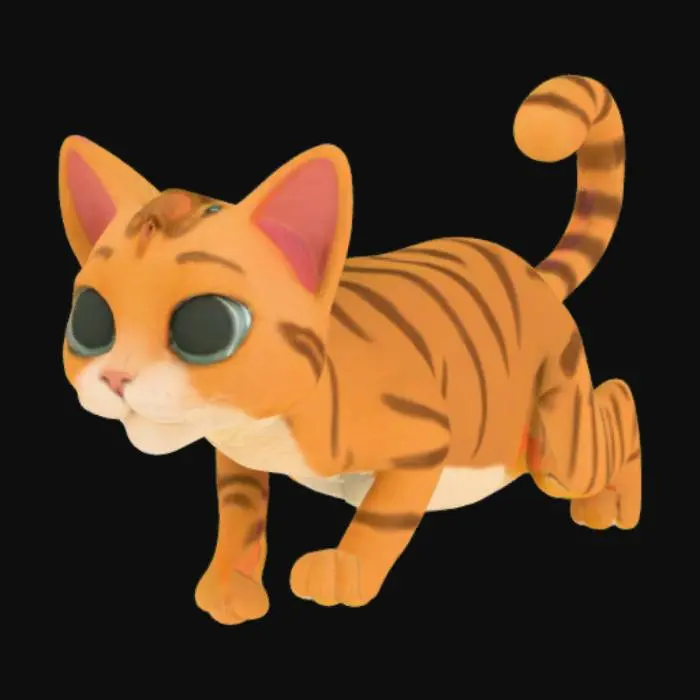3D model for cat