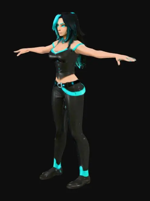 3D model for Cyber Chic