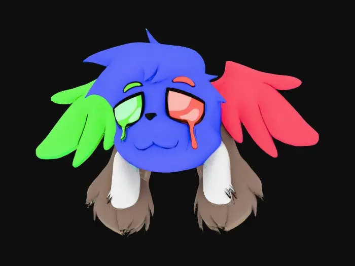 3D model for Tearful Paws