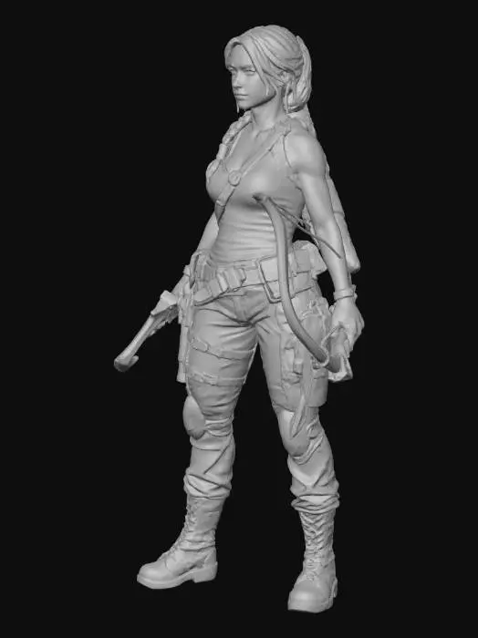 3D model for Adventurer in the Jungle