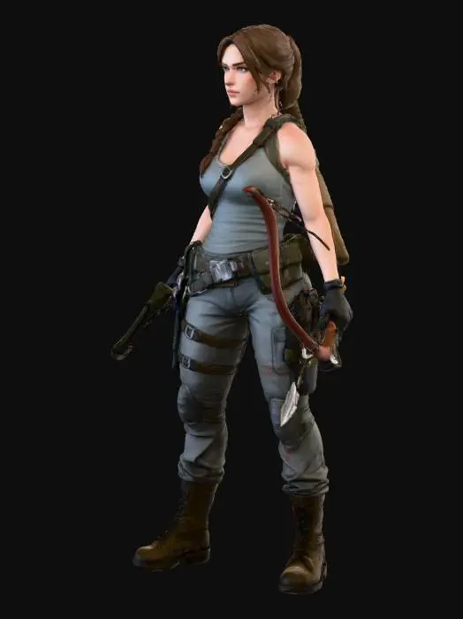 3D model for Adventurer in the Jungle