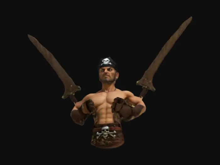 3D model for dual_radik_serega_pirat