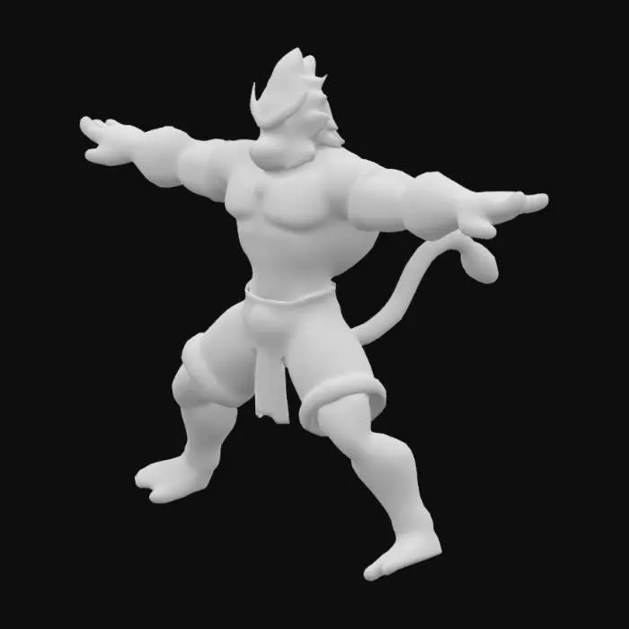3D model for Monkey Warrior