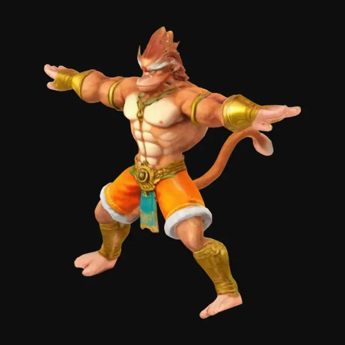 3D model for Monkey Warrior