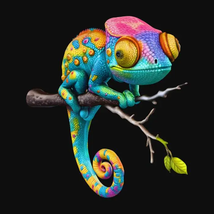 3D model for chameleon