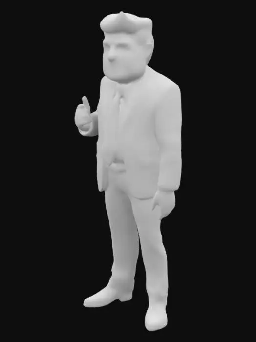 3D model for donald trump