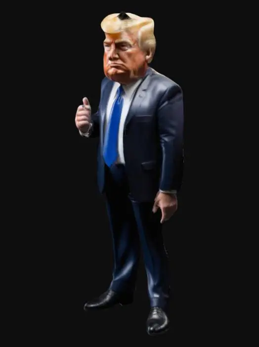 3D model for donald trump