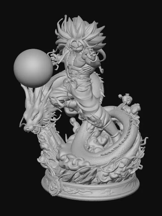 3D model for Golden Saiyan Ascension