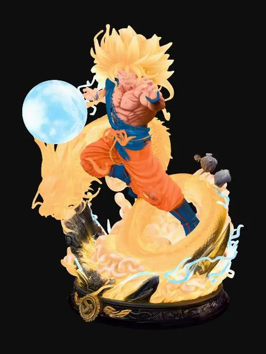 3D model for Golden Saiyan Ascension