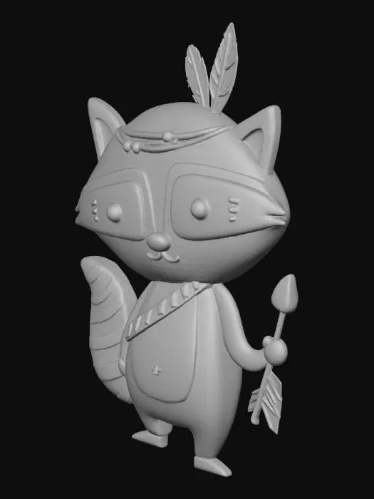 3D model for Raccoon