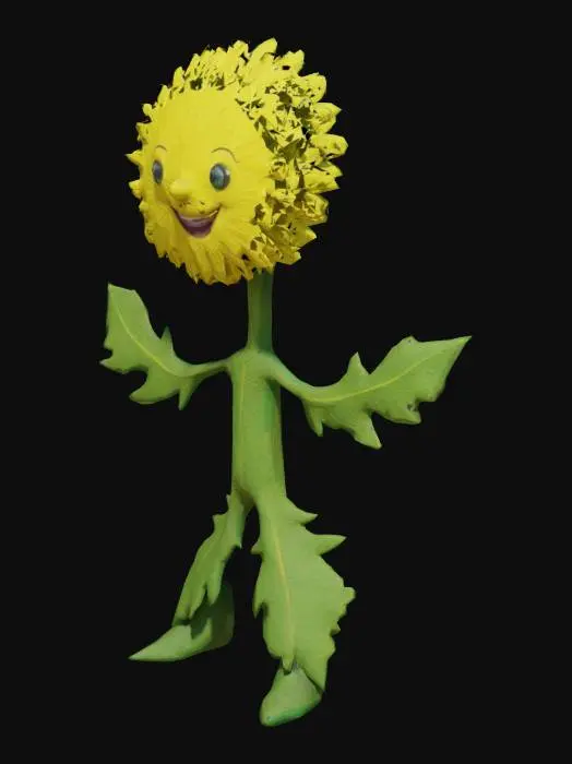 3D model for Dandelion squirt