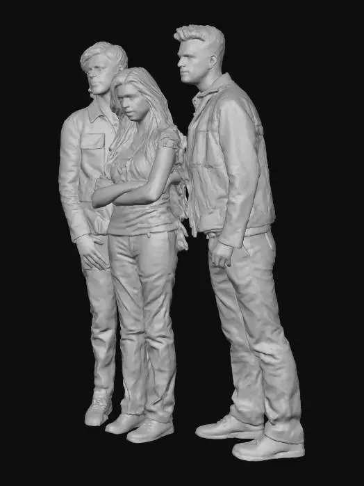 3D model for Vampire Trio in the Woods