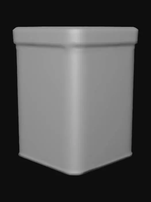 3D model for Green Tea Tin