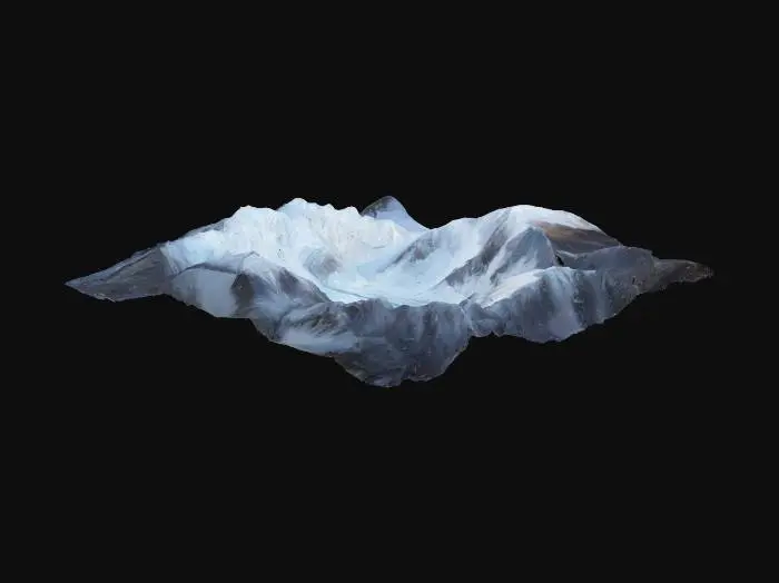 3D model for In the far reaches of the Karakoram, where maps blur and gods seem to sleep beneath ice, I climbed into a world stripped to bone and sky. Storms rose without warning, erasing sun, breath, even thought. Alone on a wind-scoured ridge, lashed by snow and silence, I felt fear and awe braid into something holy. No trail, no certainty—just the raw pulse of life against the void. Out there, I wasn’t conquering a mountain—I was being remade by it.