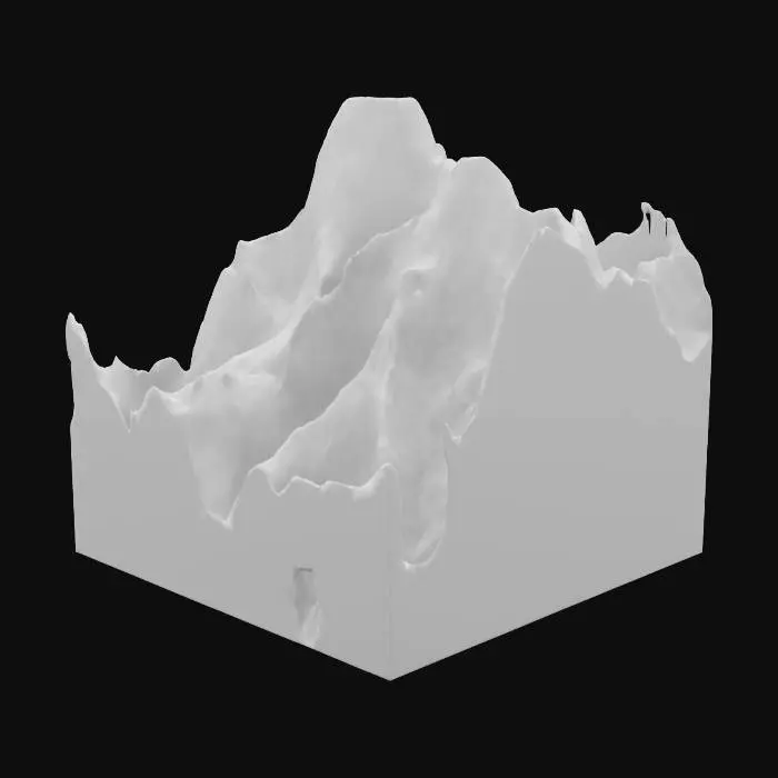 3D model for In the far reaches of the Karakoram, where maps blur and gods seem to sleep beneath ice, I climbed into a world stripped to bone and sky. Storms rose without warning, erasing sun, breath, even thought. Alone on a wind-scoured ridge, lashed by snow and silence, I felt fear and awe braid into something holy. No trail, no certainty—just the raw pulse of life against the void. Out there, I wasn’t conquering a mountain—I was being remade by it.