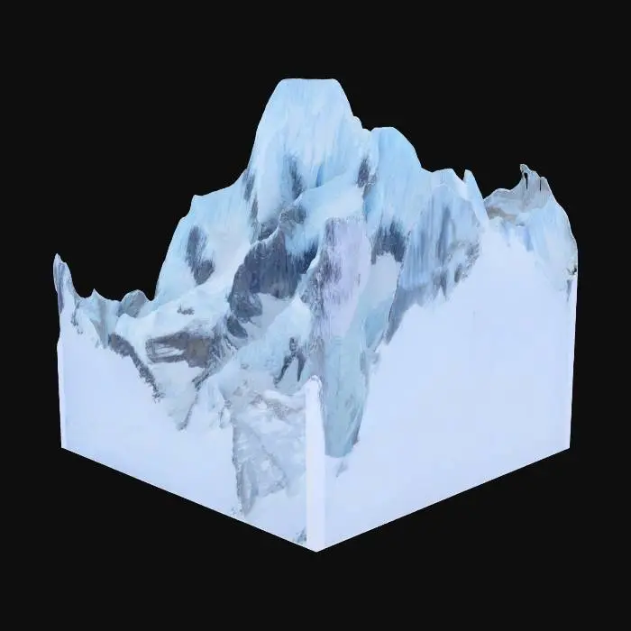 3D model for In the far reaches of the Karakoram, where maps blur and gods seem to sleep beneath ice, I climbed into a world stripped to bone and sky. Storms rose without warning, erasing sun, breath, even thought. Alone on a wind-scoured ridge, lashed by snow and silence, I felt fear and awe braid into something holy. No trail, no certainty—just the raw pulse of life against the void. Out there, I wasn’t conquering a mountain—I was being remade by it.