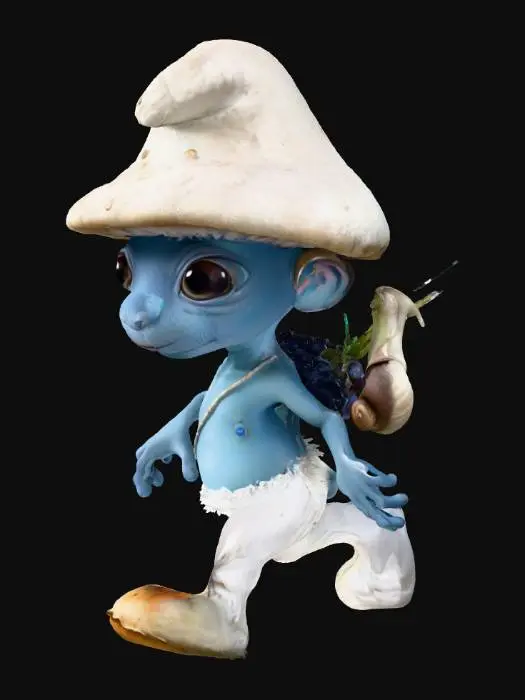 3D model for Smurf Cat