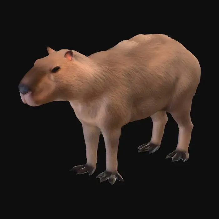 3D model for Capybara