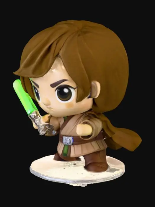 3D model for Jedi Plush Warrior