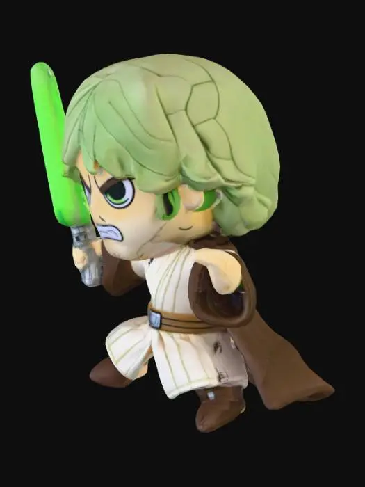 3D model for Jedi Plush Warrior