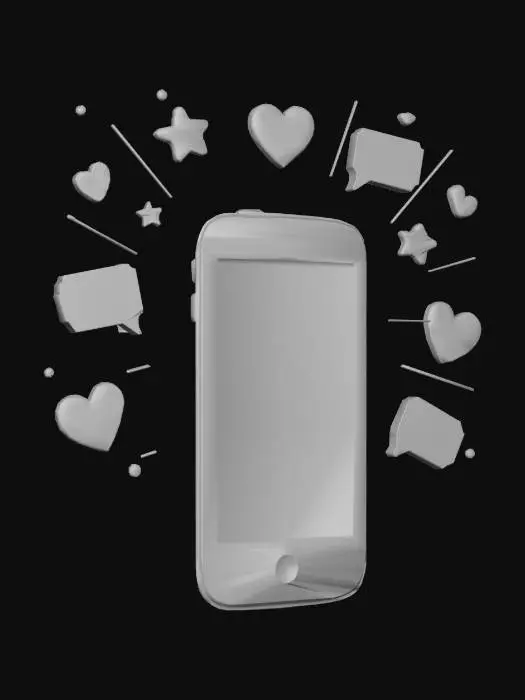 3D model for Social Media Shotouts