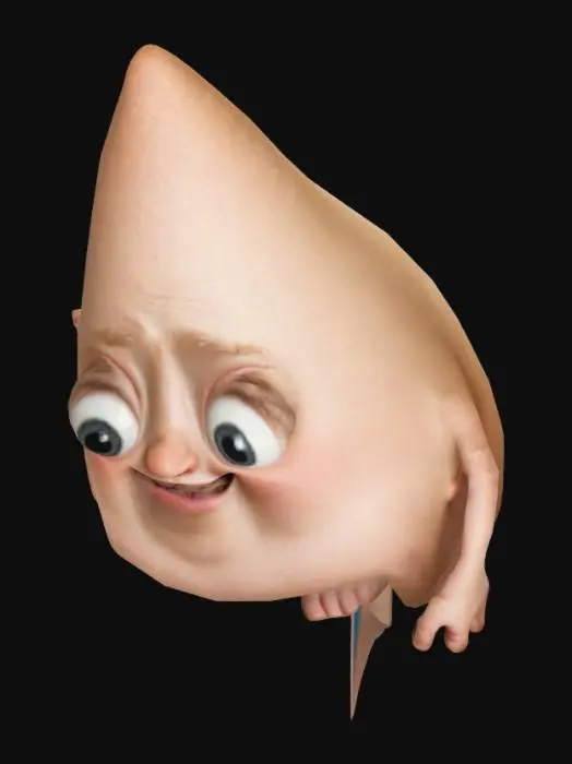 3D model for triangle with down syndrome temu