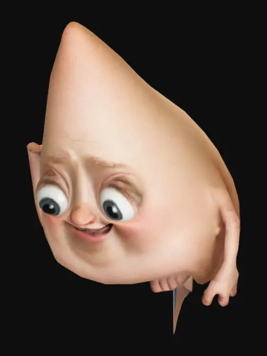 3D model for triangle with down syndrome temu