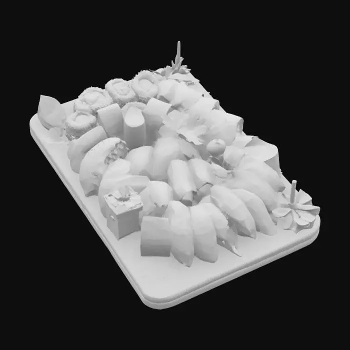 3D model for sushi bar food
