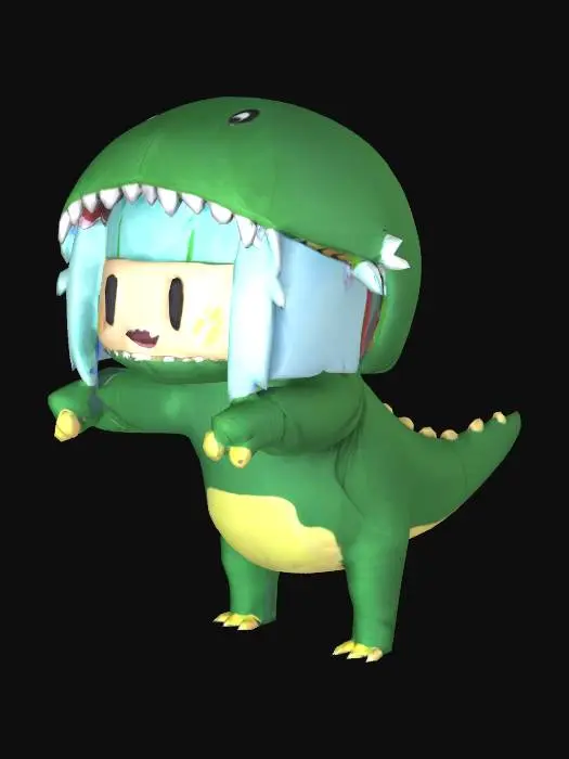 3D model for Smol Dino Gura
