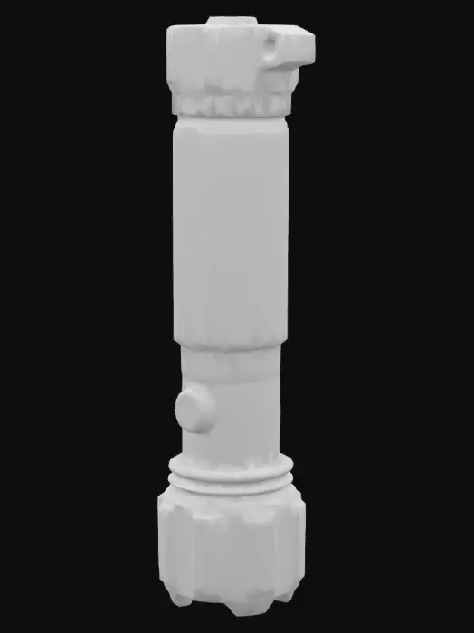 3D model for Duracell Flashlight 1500L