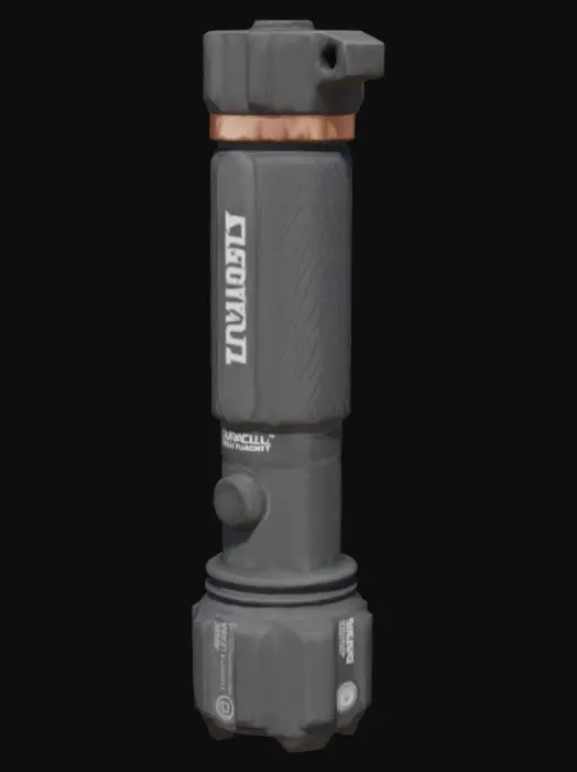 3D model for Duracell Flashlight 1500L