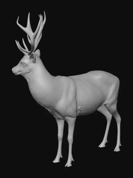 3D model for Regal Stag in the Meadow