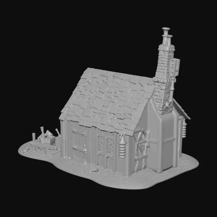 3D model for Miniature Cottage Model