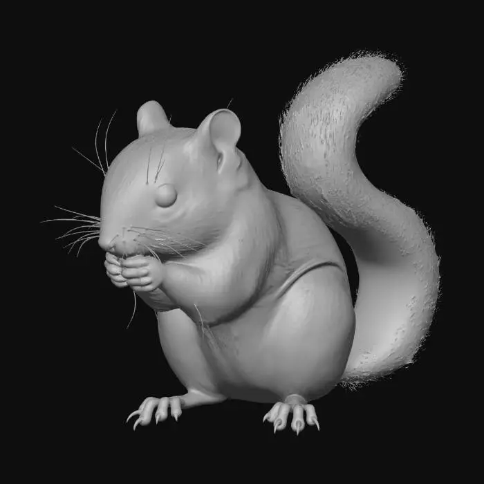 3D model for Squirrel Snacktime