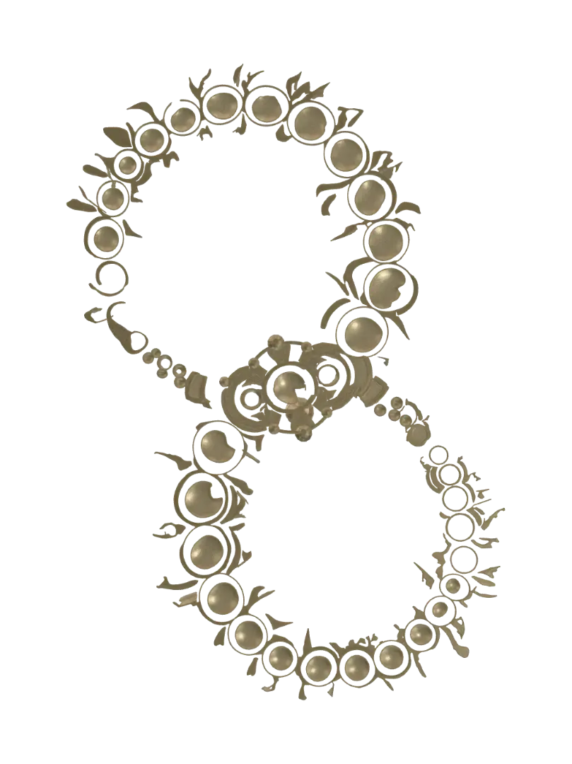 Crop Circle #10 - Electrical 3D model, vytvořený pomocí AI