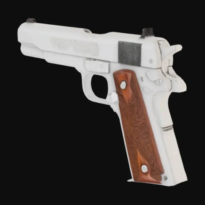 3D model for 1911 pistol