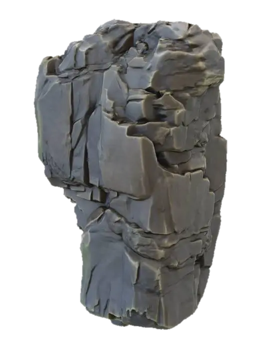 Stone - Rock 3D-model, gegenereerd door AI