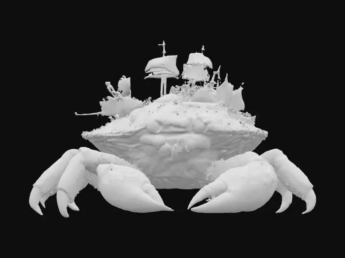 3D model for colossal crab, #ocean#