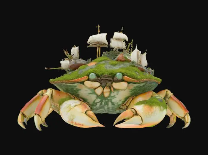 3D model for colossal crab, #ocean#