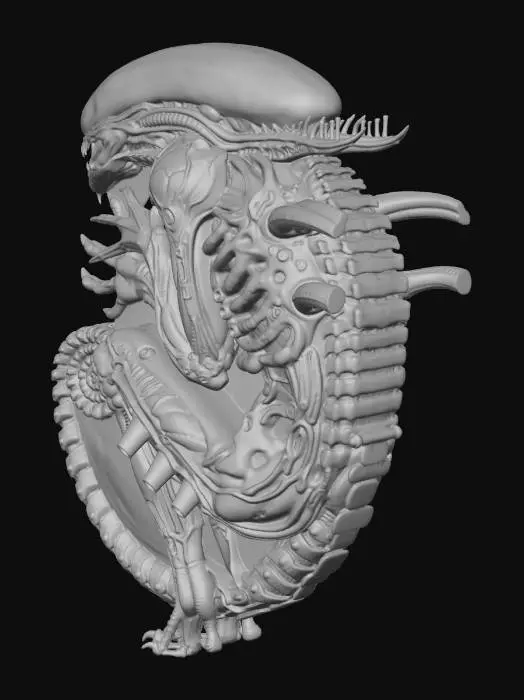 3D model for Alien Embrace