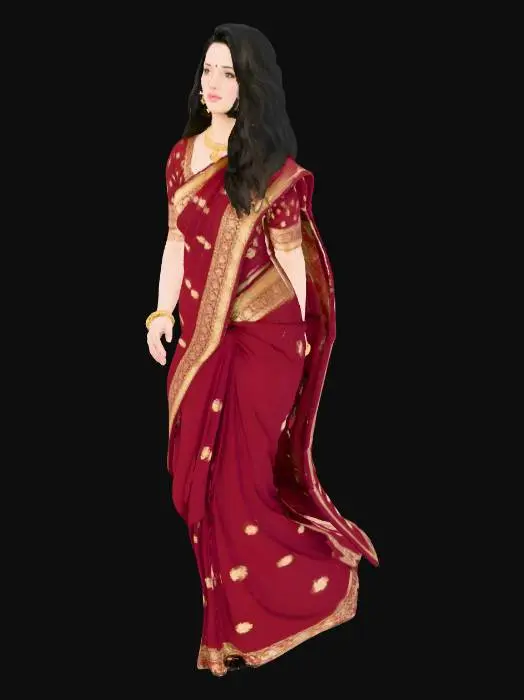 3D model for Elegance in Red