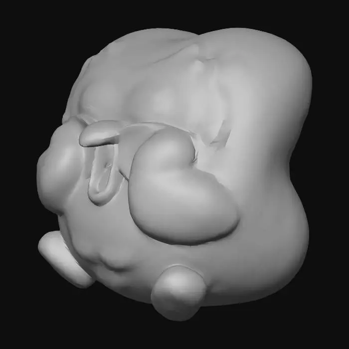 3D model for Excited Owl