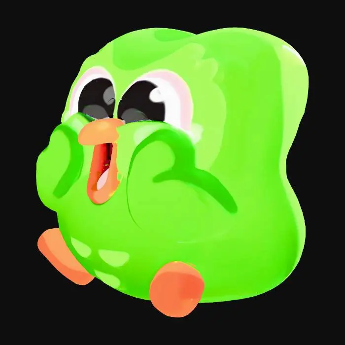 3D model for Excited Owl