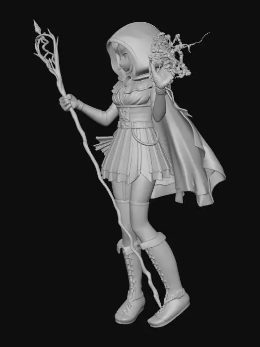 3D model for Sorceress Saga