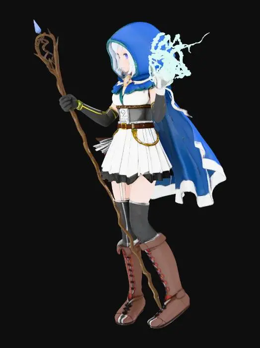 3D model for Sorceress Saga