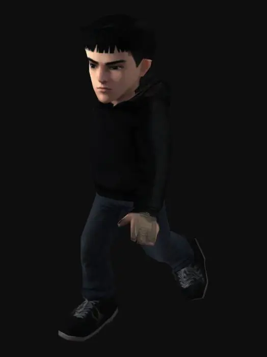 3D model for main teenager