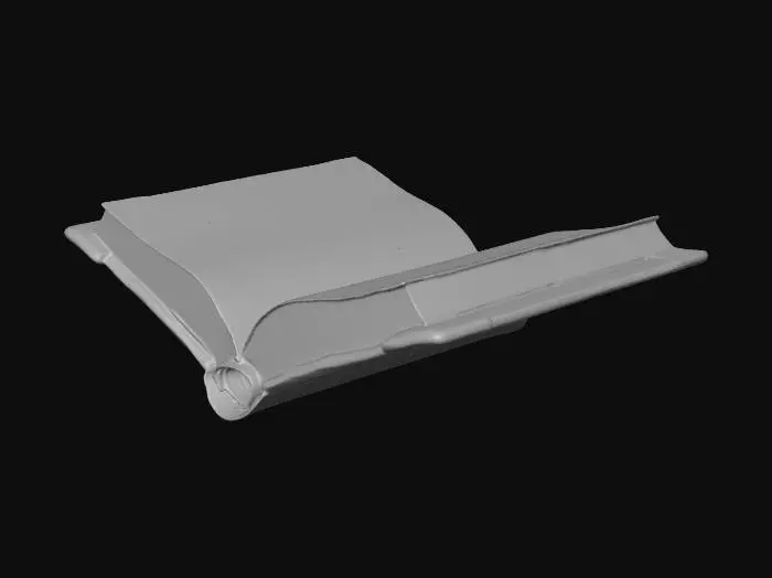 3D model for geöffnetes  buch