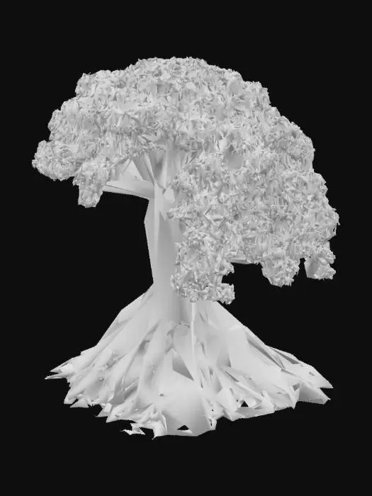 3D model for lord of the rings tree