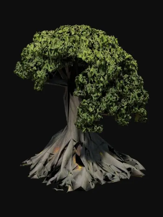 3D model for lord of the rings tree